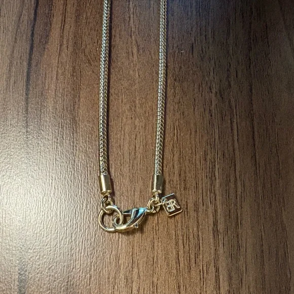 Banana Republic Gold and Black Pendant Necklace - Picture 3 of 3